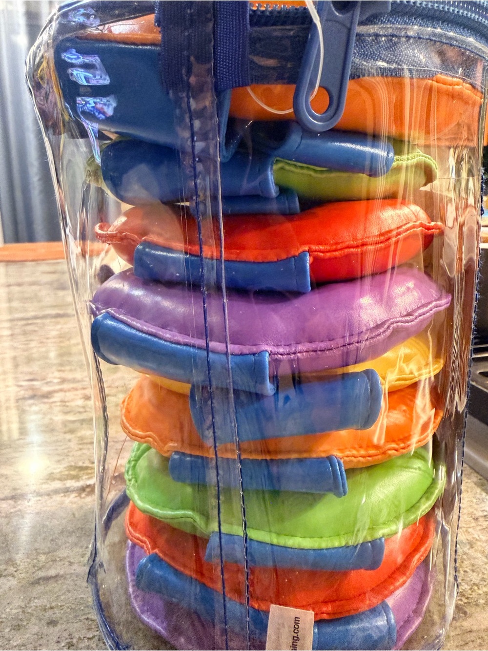 Hold-A-Ring Walking Rope - Blue/Multicolor - Picture 3 of 5